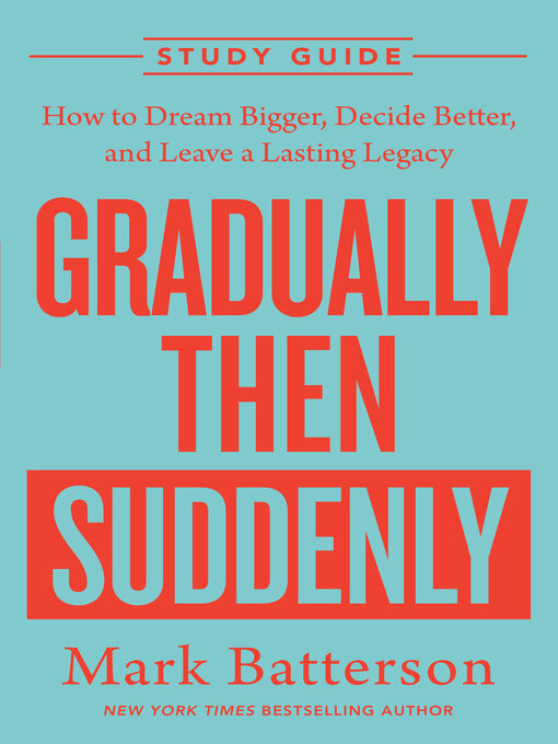 Cover image for Gradually Then Suddenly Study Guide